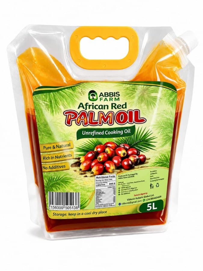 Abbis Farm African Red Palm Oil bulk pack